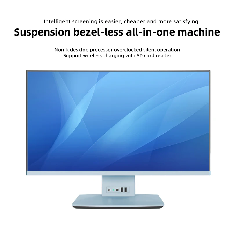 New Extremely Thin Computer Intel 12th CPU 12 Cores 20 Threads Colorful All in One PC with Fast Running Processor