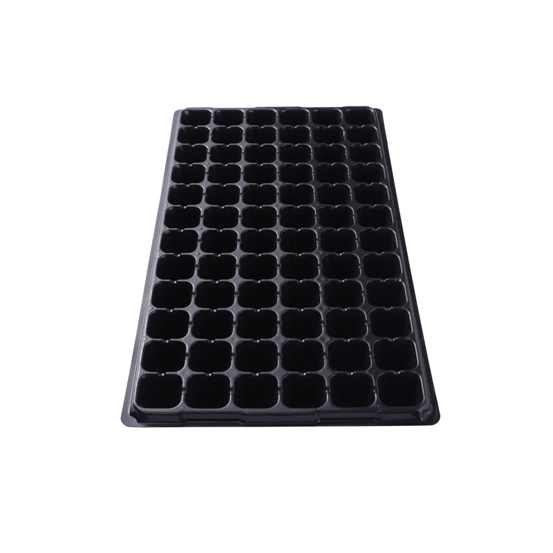 Custom Grow Seedlings 72 Holes Plastic Deep Seed Trays for Sale Nursery Trays & Lids Plant Growing 72 holes seed tray