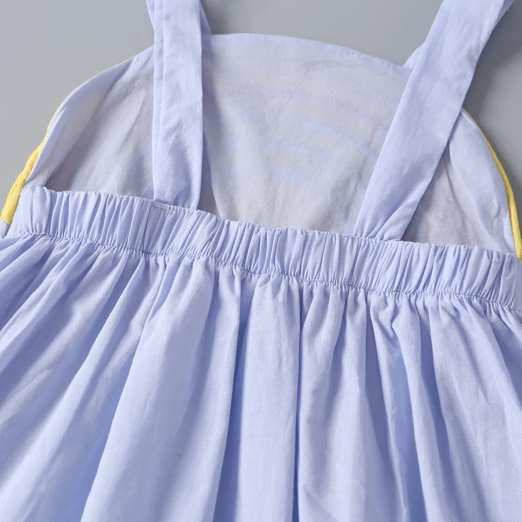 summer toddler skirt infant clothing sundress playwear outfits kid birthday clothes children wear baby frock girl casual dresses