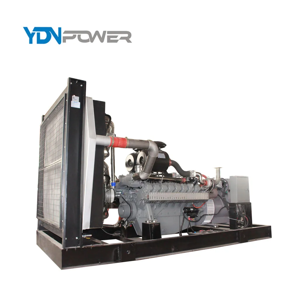 High Quality Turbocharged Farming Plant/Paper Mill 400KW Open WMAN Natural Gas Generator