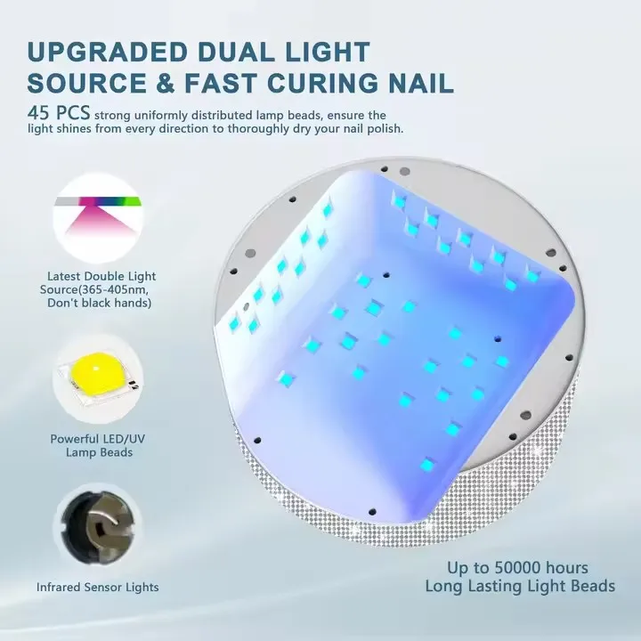 Nail Kit Professional Nail-Supplies Wholesale Gel Polish Kit With Uv Lamp Nail Supplies Manicure Tool