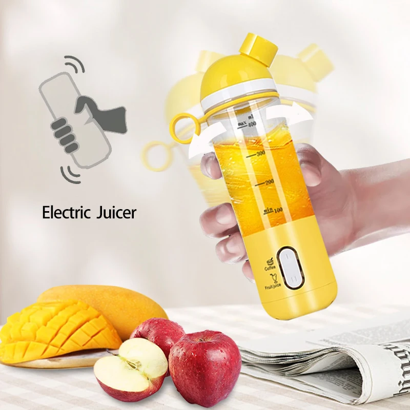 Mixer Cup Sport Milk Shake Electric Blender Cup and Cup Portable Blender Plastic for Professional Blender Push Button 14000rpm