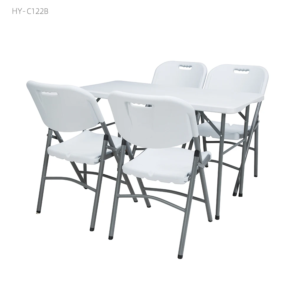 Портативный складываемый круговой 4ft 8 футов пластиковые столы HDPE складные для пикника и