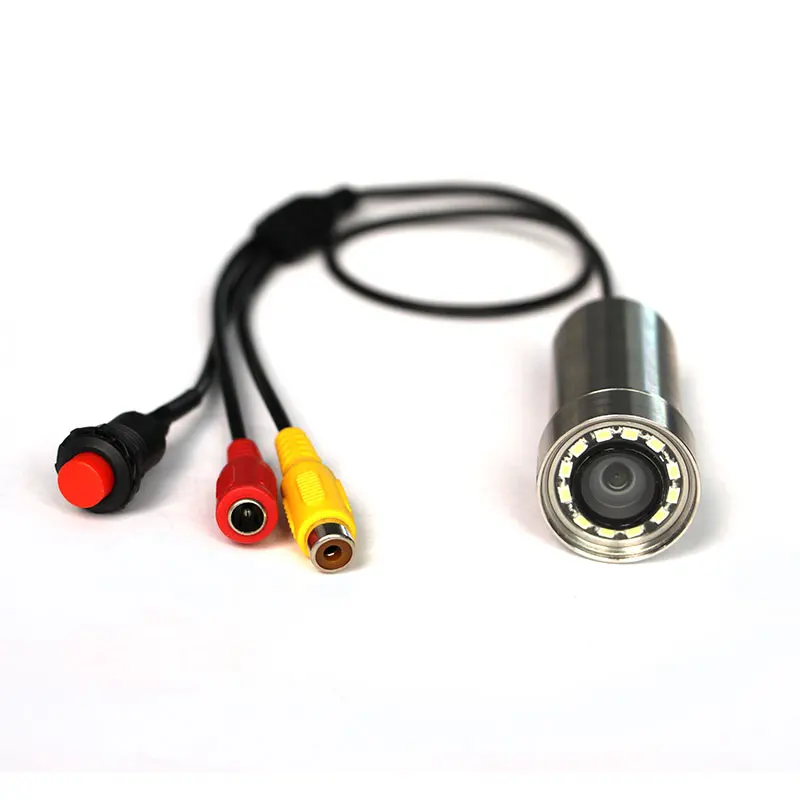 1080P HD Underwater Tube Endoscope Camera Stainless Steel Housing Adjustable LED Lights Industrial Underwater Detector 2m IP67