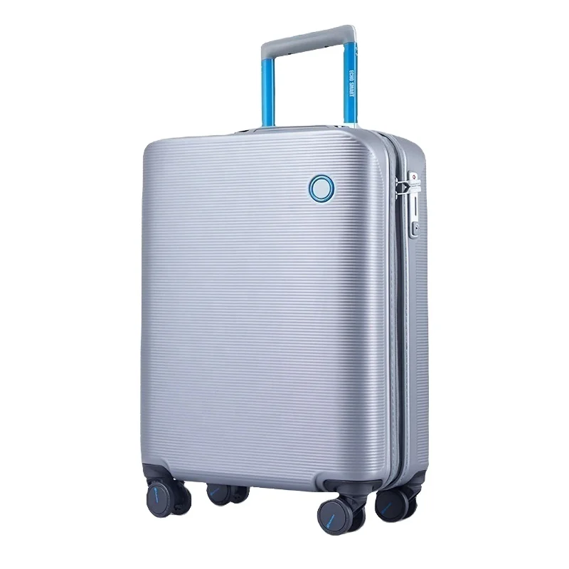 Echolac smart suitcase with weighing handle OEM APP unlock Anti-theft distance alert intelligent smart luggage set