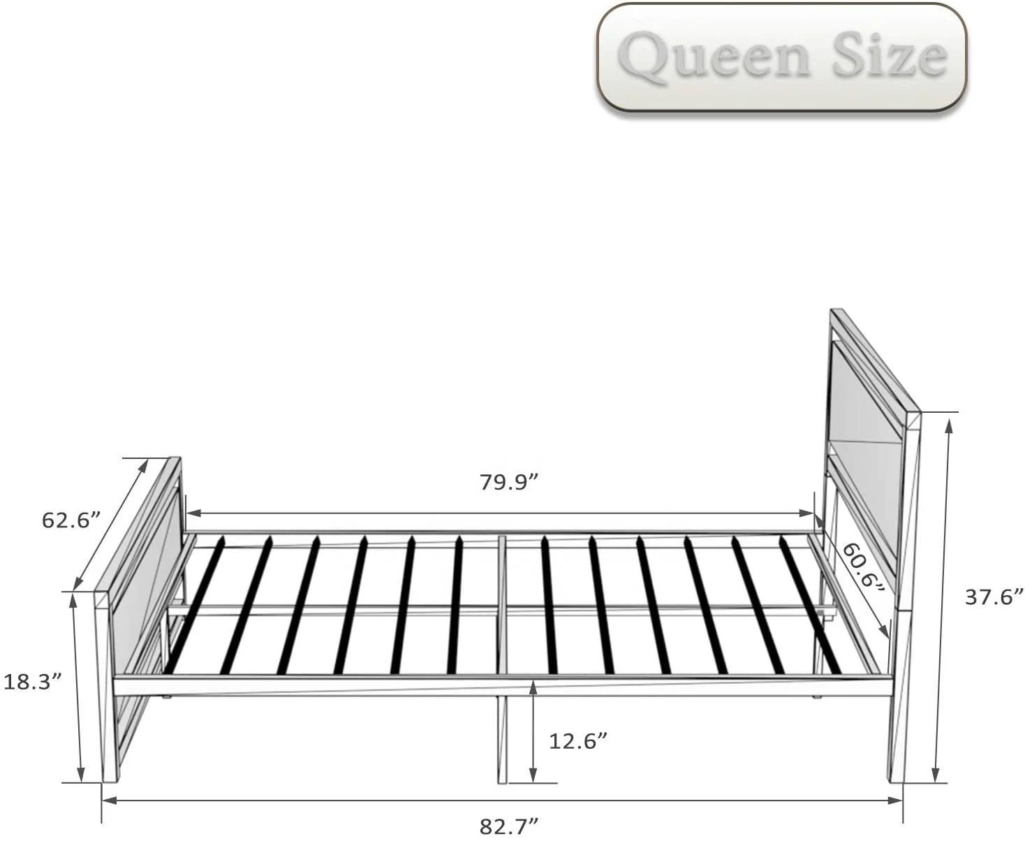 JZD wrought iron wood bed home furniture for sale metal bed frame King size double bed