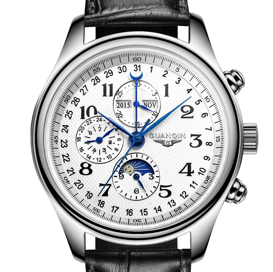 Custom watch logo watches automatic luxury waterproof men mechanical wristwatches