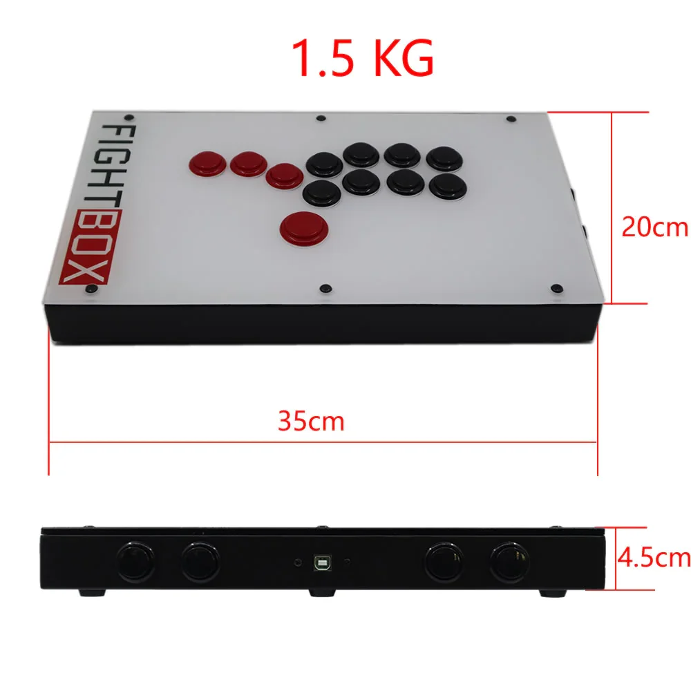 Все кнопки Hitbox стиль управления аркадный x box Аркадный Игровой Контроллер fightbox