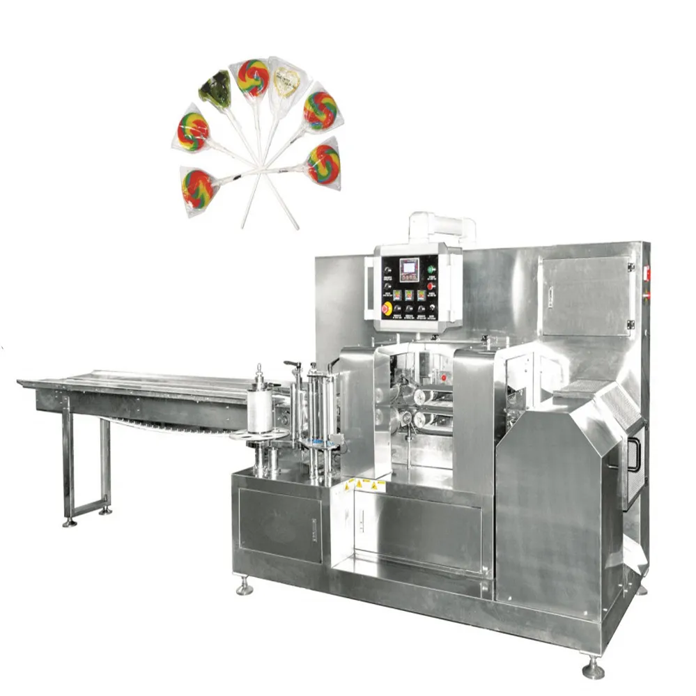flat lollipop bag sealing machine candy production line packing machine