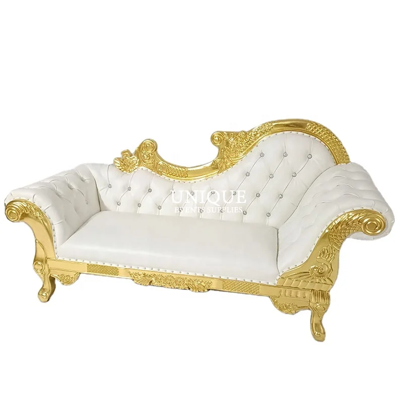 Wedding Stage Crown Sofa London Stylish Wedding Ceremony King Throne/Sofa Modern Wedding Luxury Crown Sofa/Couch