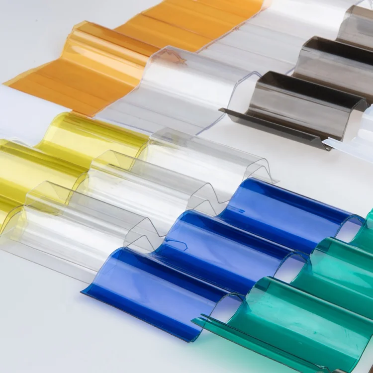 super march free shipping Cheap 10 years warranty transparent roofing material corrugated polycarbonate sheet for roofing
