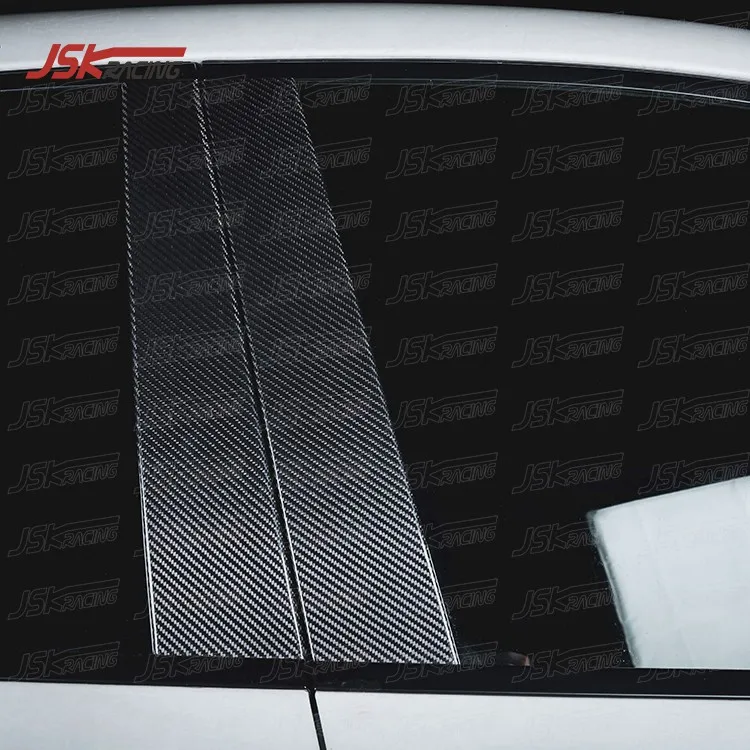 DRY CARBON FIBER B C PILLAR (8 PCS) FOR 2014-2017 PORSCHE MACAN