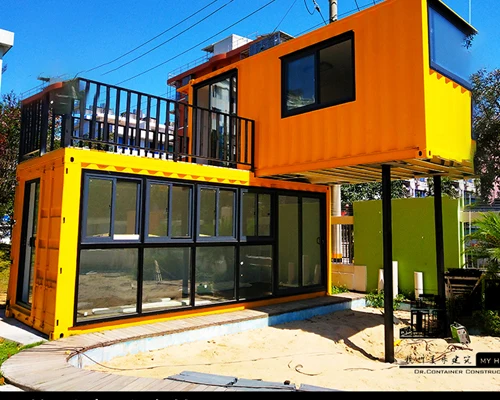 Light Steel Structure Building Prefab Houses  container tenacity space for Terrace Fast Install Steel Structure Villas