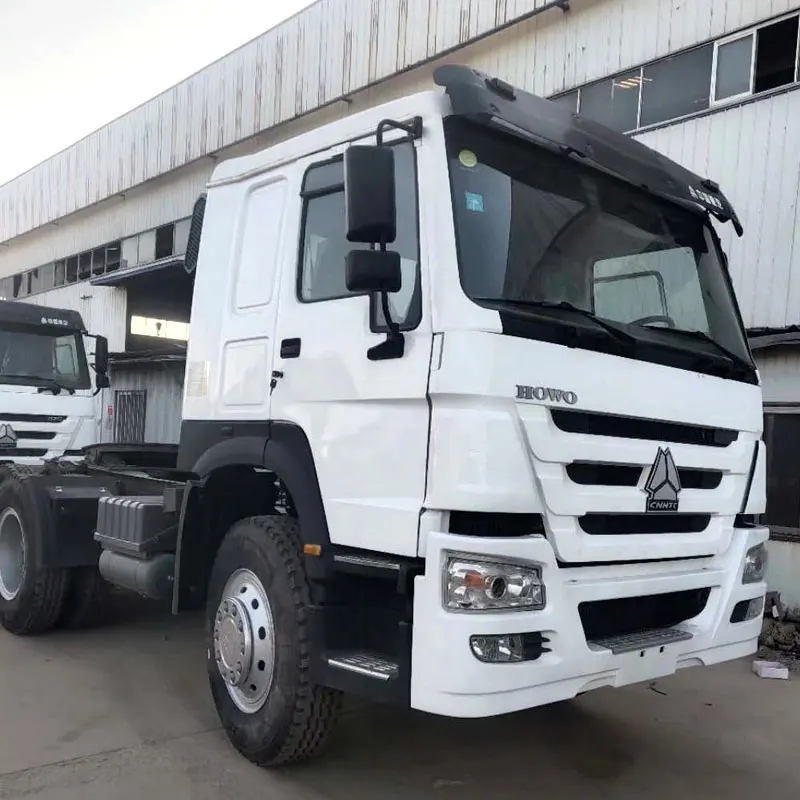 Used Diesel Truck Head Sinotruk Howo 6x4 Prime Mover Tractors Truck Cheap Price Secondhand 40Ton Trailers Trucks For Africa