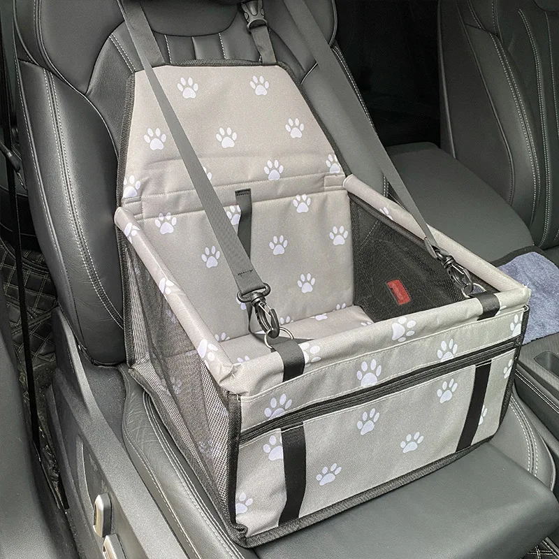 Luxury Custom Foldable Mesh Waterproof Oxford Anti-scratch Safety Belt Comfortable Dog Car Seat