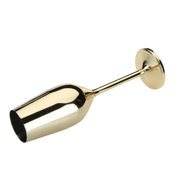 Best Selling Gold Stainless Steel Wine Goblets Stemmed Wine Glasses for Wedding Party Outdoor