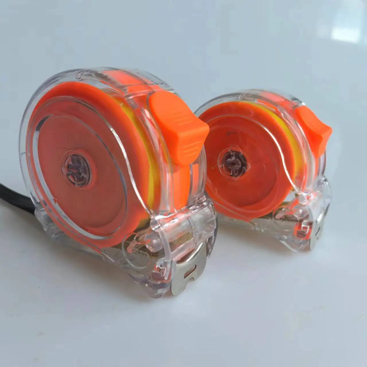 China Wholesale ABS Plastic Transparent Body Tape Measure 3m Steel Measuring Tape
