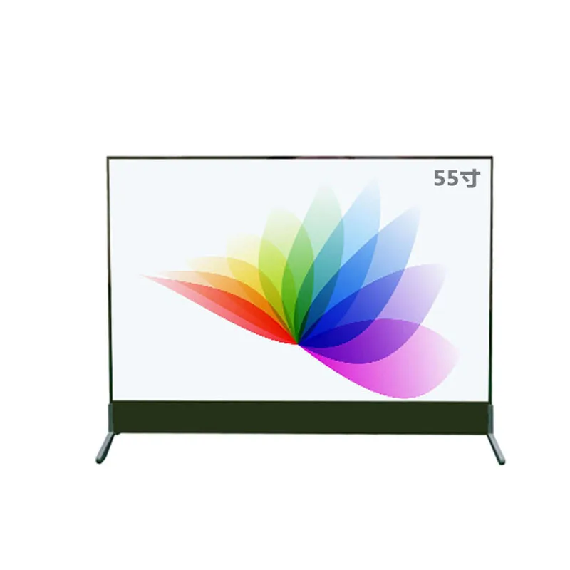 transparent Oled display 32 inch ultra smart screen lcd advertising player