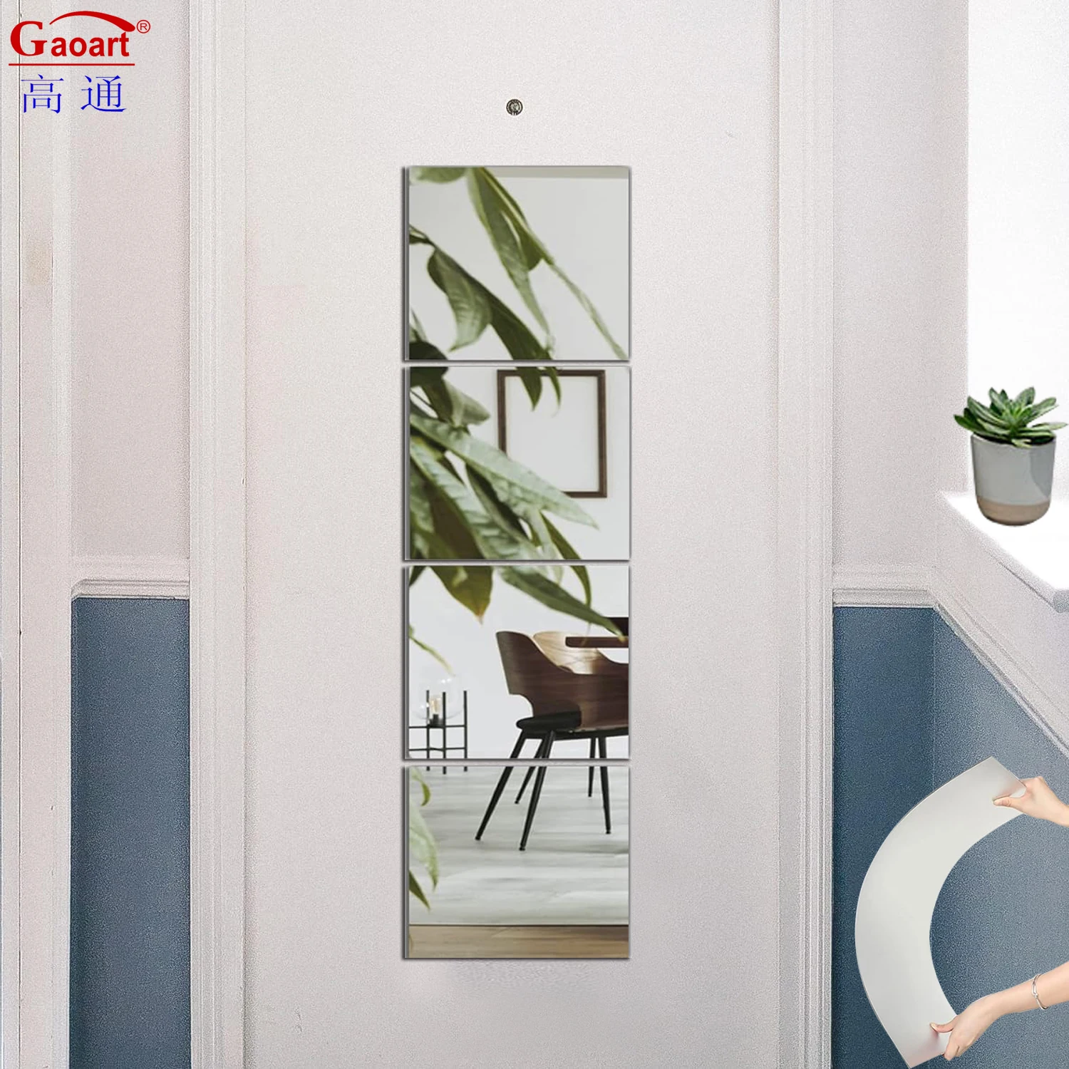 Big Wall Self Adhesive Arched Silver Sheet Round Two Way Acrylic Mirror Manufacturer Decorations For Home