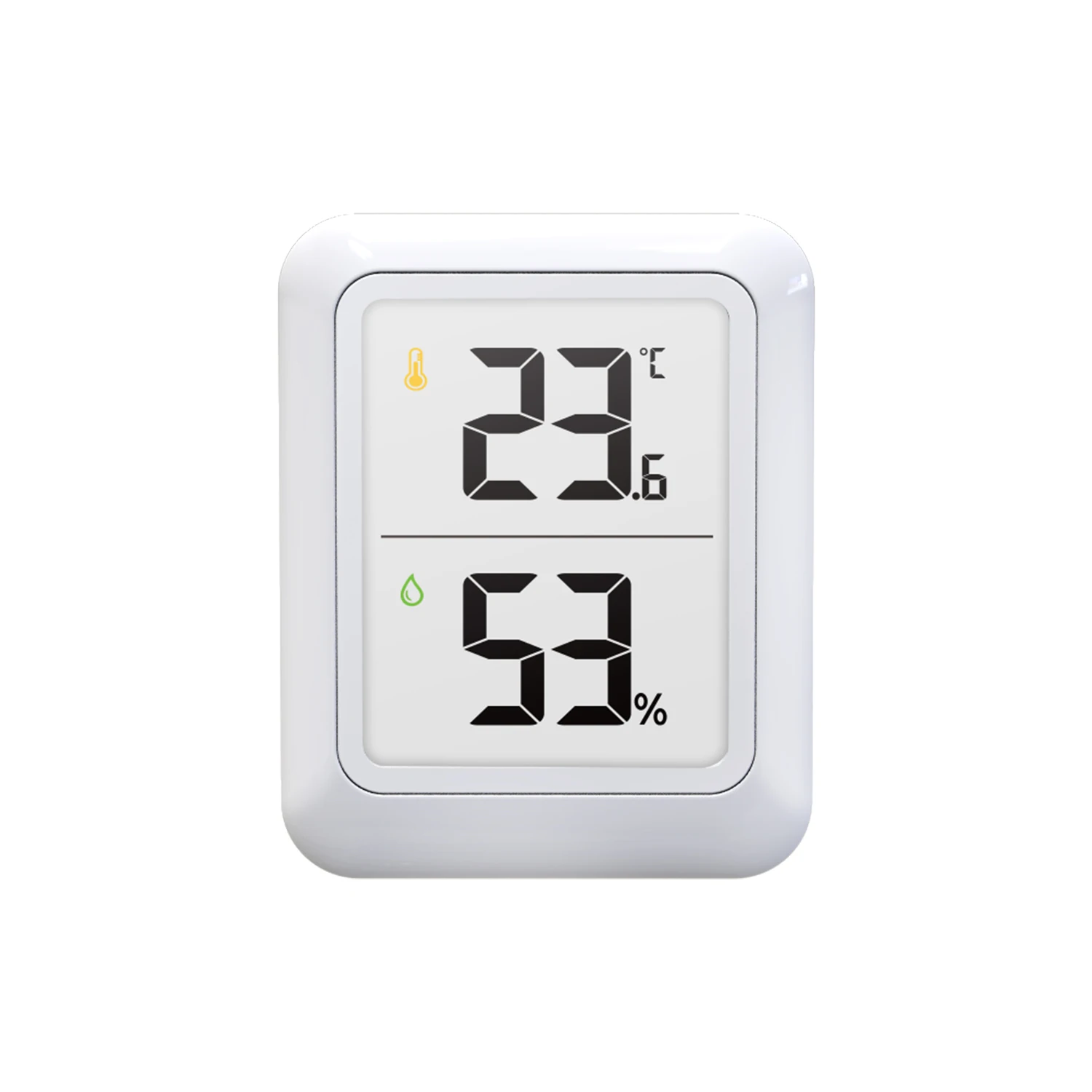Comfortable display of small smart thermometer and hygrometer suitable for bedroom and living room