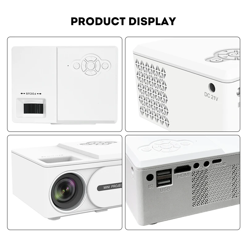 Мини-проектор XIDU 6000 люмен HD LED LCD видеопроектор смартфон портативный маленький карманный проектор 1080p