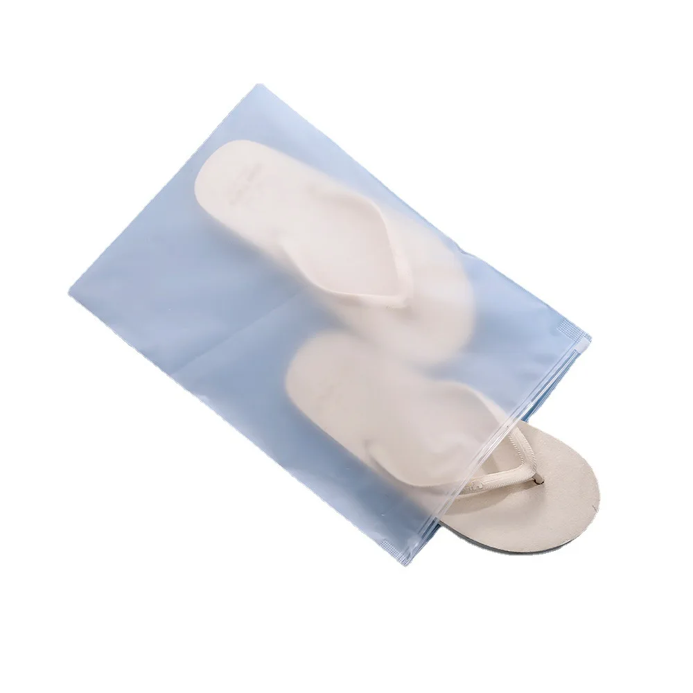Wholesale clothes packaging frosted plastic zipper bag plastic bags for packaging clothes