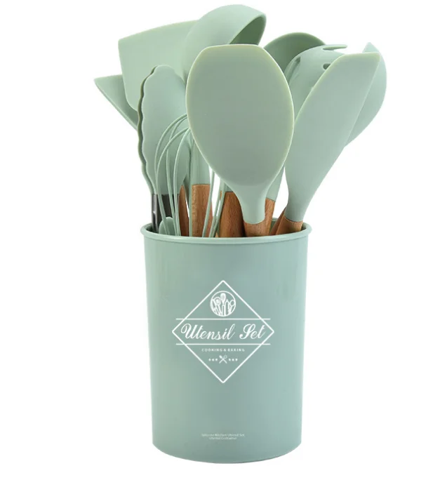 Home Kitchen Tools Accessories Utensils Set Colorful kitchen cook utensil set 12 pcs Kitchenware Utensil Set