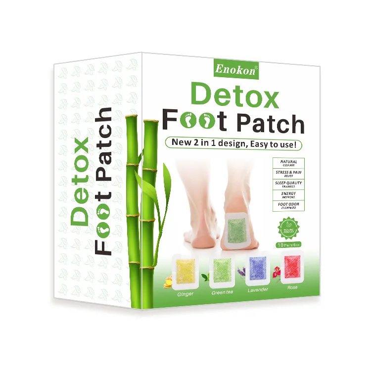 Enokon OEM ODM Foot Patches Free Sample High Quality Detox Foot Pads