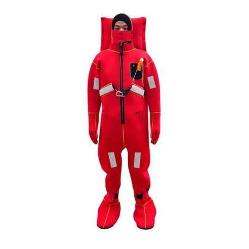 IMPA 330171 EC MED CCS SOLAS approval marine life saving equipment Neoprene  immersion survival suit for marine life boat