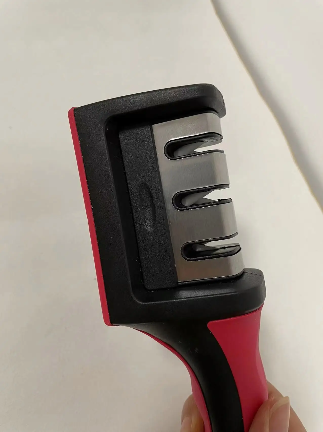 Knife Sharpener, 4-in-1 Kitchen Knife Accessories, Easy Sharpening 4-Stage Kitchen Sharpener Helps Repair, Restore and Polish