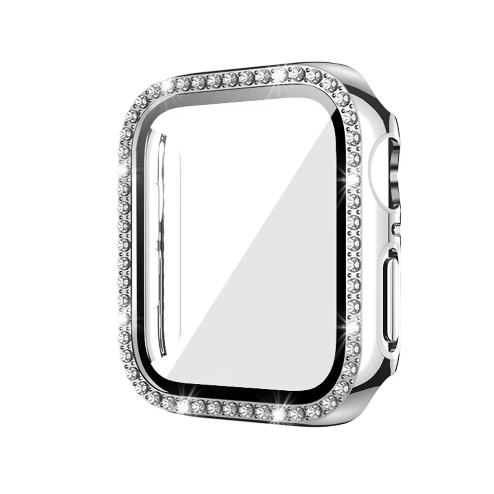 Compatible apple watch 44 luxurh case Protector Accessories Full Coverage Cover for iWatch Series 3 2 1