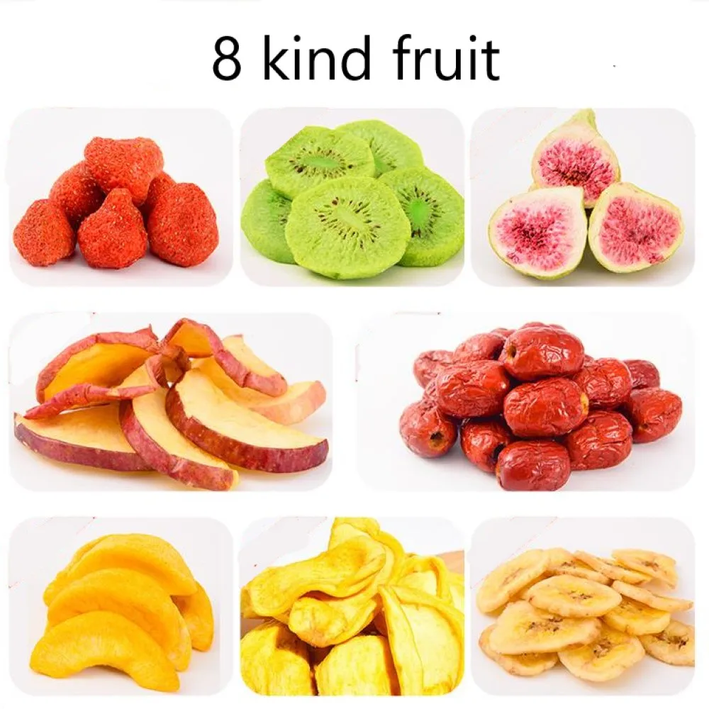 250gram 8kind fruit chips mix fruit snack crispy