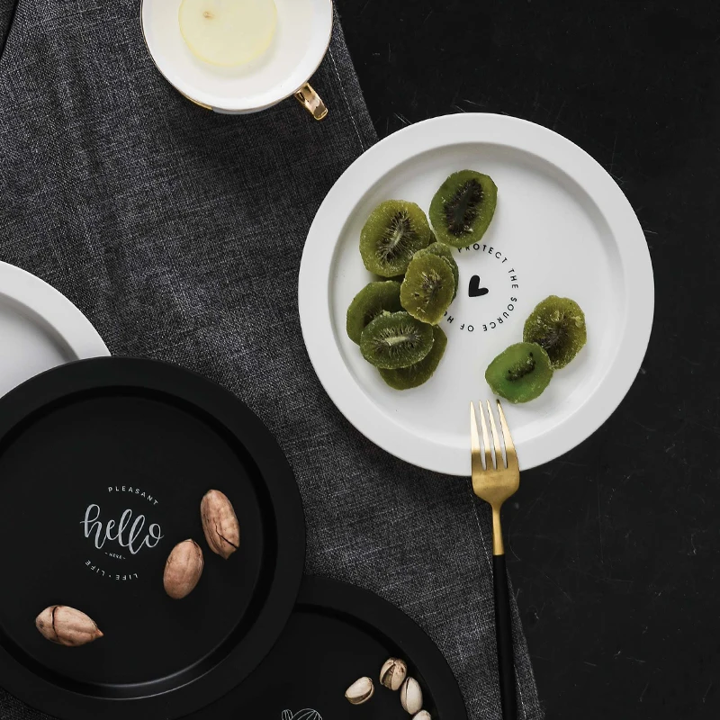 JIUYUE Fruit Plate Home Snack PP Fruit Dish Serving Plate Customized Plastic Plates