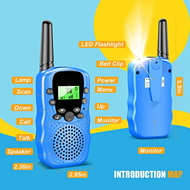 For Children Kids Toys Walkie Talkie Toy Walkie Talkie Kids Pairs  Mini Walkie Talkie For Kids