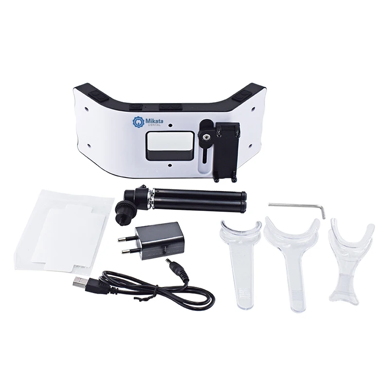 RTS Fill LED Flash for Oral Dental Photography Mobile Phone with Tripod Stand Plastic and Metal Construction