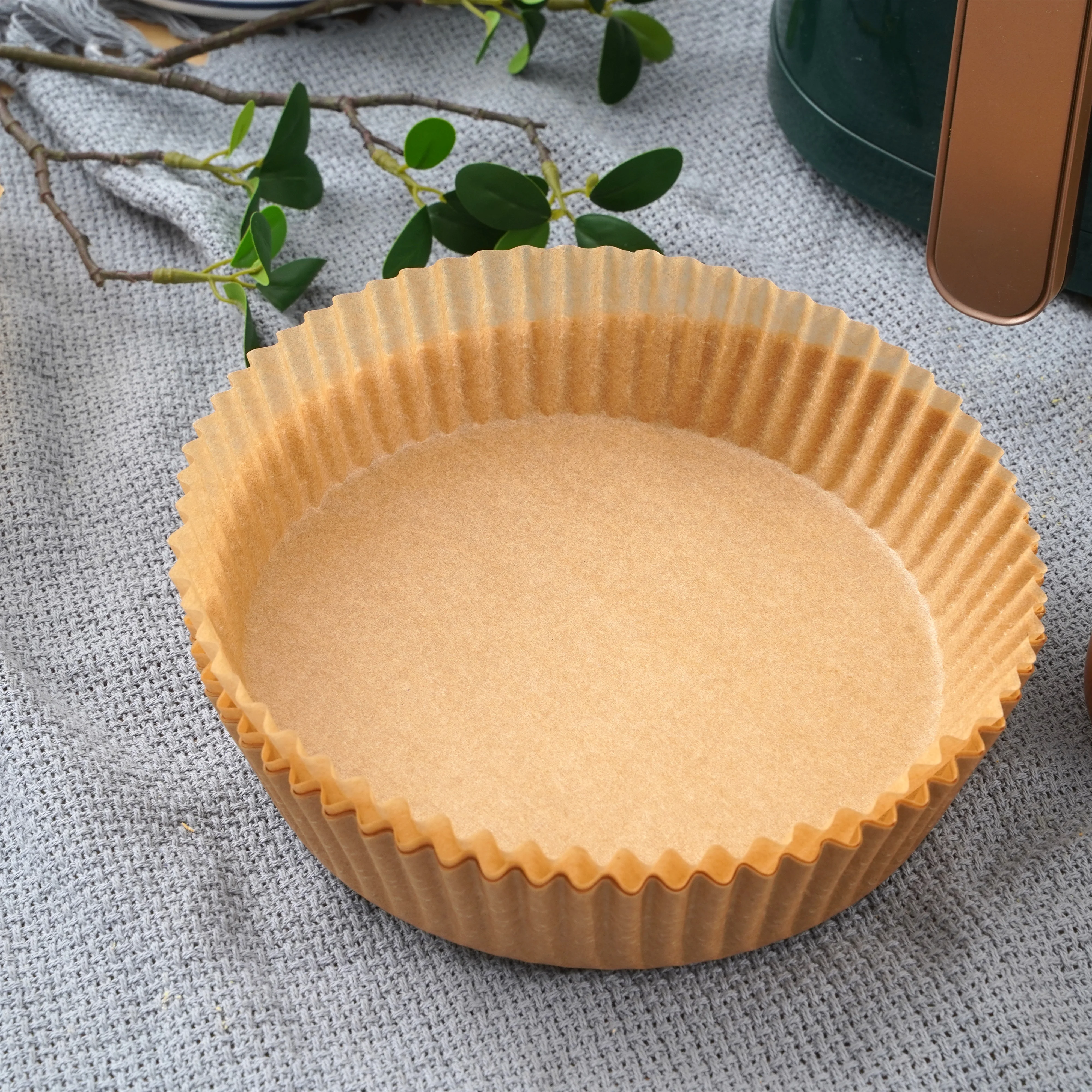 Hot Sale air fryer disposable parchment paper liner airfryer baking paper 100pcs 50pcs