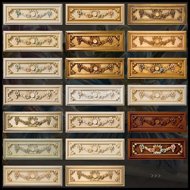 Grand Villa Royal Carved Wooden furniture  Baroque style European dining room table and chairs