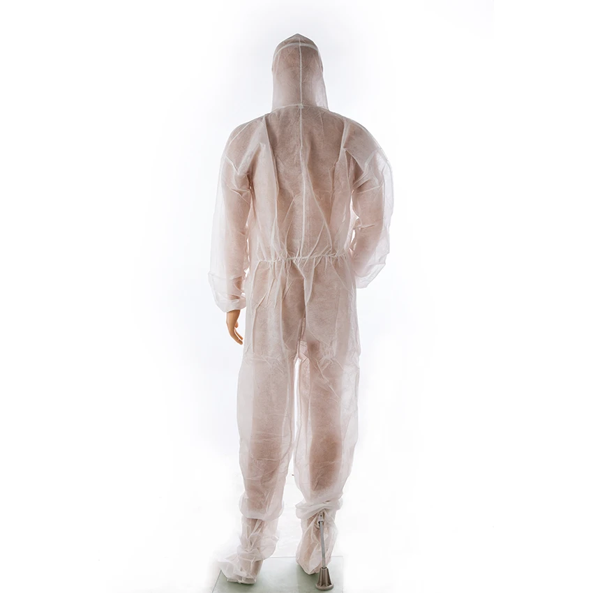 Waterproof Chemical Resistant Safety Protective Microporous PP SMS SF Disposable Coverall