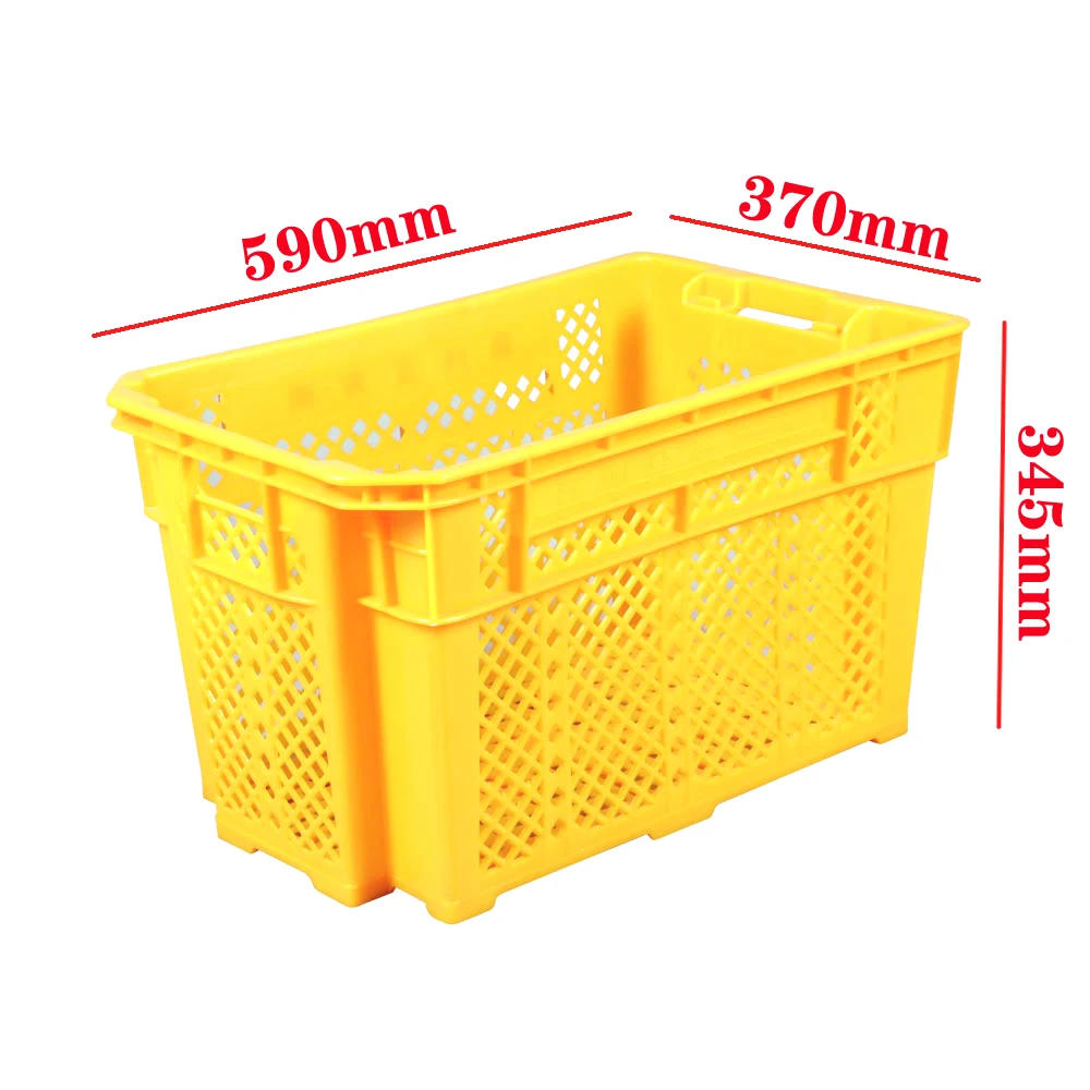 FIRST China plastic crate manufacturer custom high quality vegetable nest stack vented plastic baskets