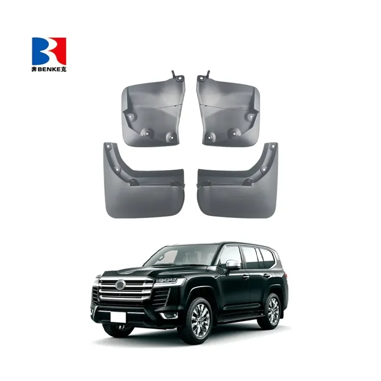 Car Mudflaps For TOYOTA LAND CRUISER LC300 2021-UP Mud Guards Flap Auto Accessories Pickup Splash Fender Flares PP Mudguard.