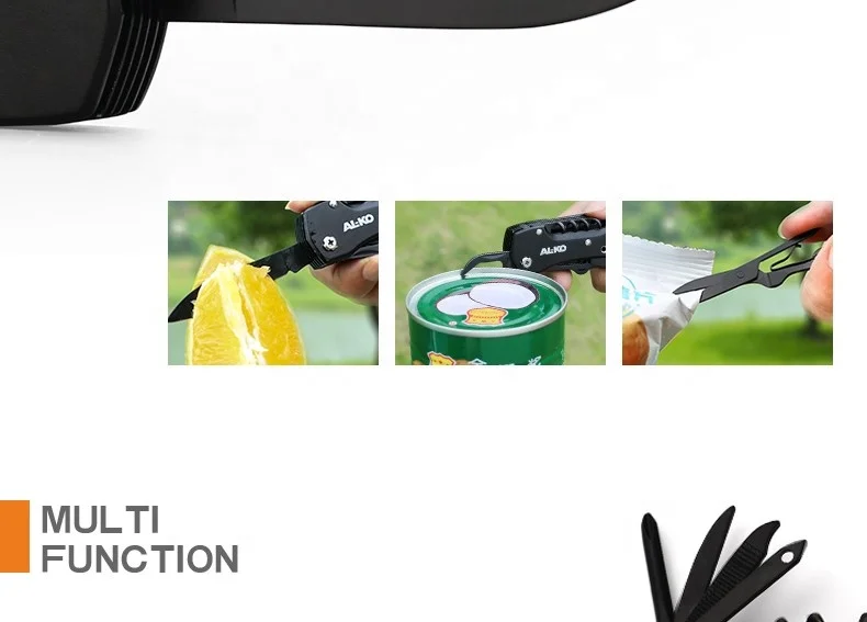 1MOQ Multi Knife With Carabiner Hook 420 Stainsteel Steel Multi Purpose Knife Swiss Engraved Pocket Knife