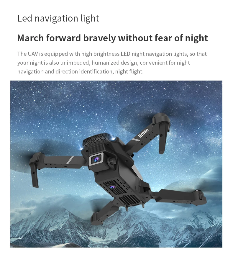 Air shipping JHD E88 Pro dron drones with 4k camera profesional FPV UAV RC wifi quadrotor helicopter Camera-free children toys