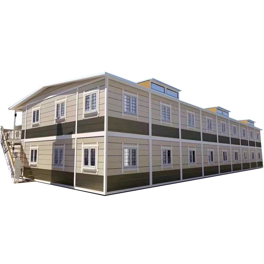 
20ft Double Story Pre Fabricated Container Villa Sentry Box Container Houses Guard House Toilet Modern Shop Office Workshop N/A 