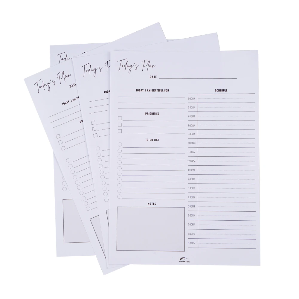 China Factory Custom Printing A5 Daily Planner Tear Off To Do List Notepad Memo Pad