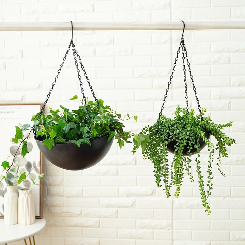 Professional cheap Pots For Plants Indoor metal Garden Succulent Planters Outdoor Flower Pots iron  Hanging Planter