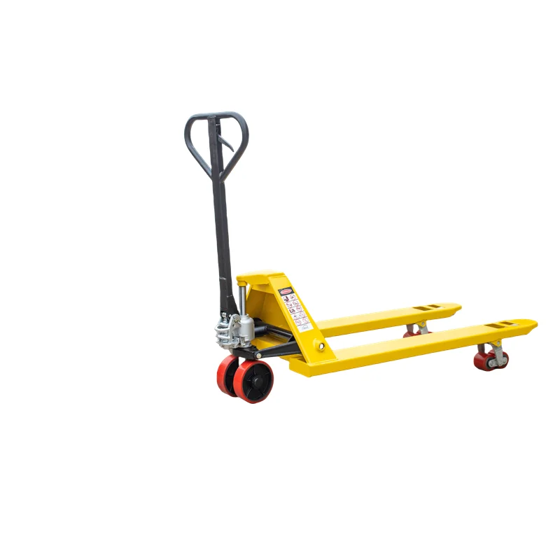 Hot Sale Hot Sale Hand Pallet Truck With Scale Manual Long Stacking Pallets Truck