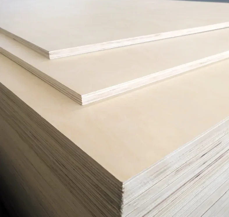 Birch Plywood B/C E/F grade 9mm to 25mm for furniture and cabinet E1 glue 1220x2440