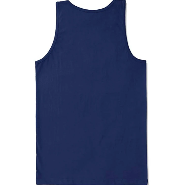 
High quality cotton sport fitness running custom mens gym tank top 
