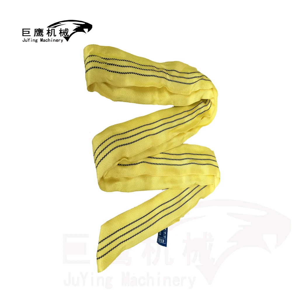 soft lifting sling with endless lifting eyes, synthetic roundsling