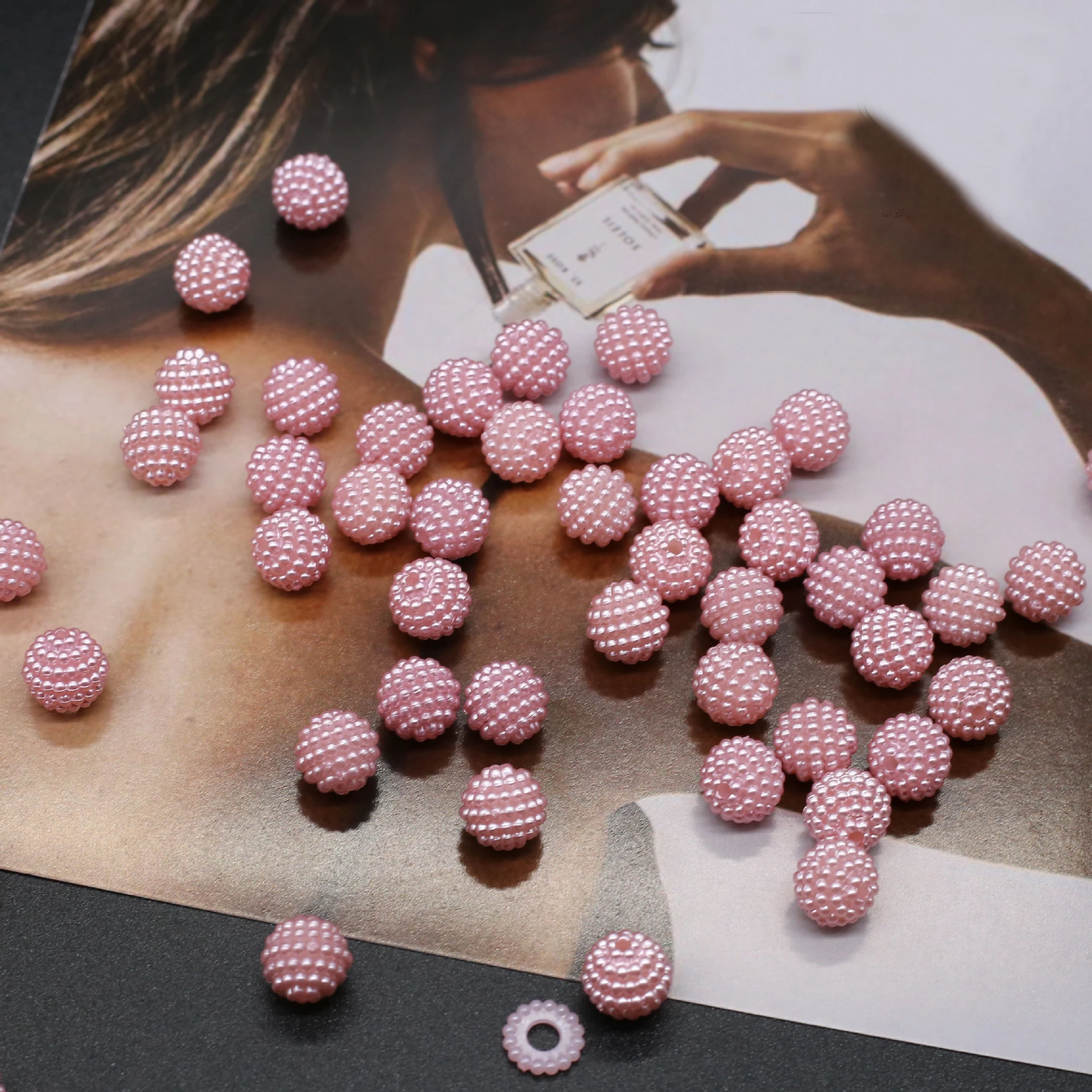 12mm waxberry ball beads wholesale ABS Pearl beads combined ball for jewelry making and ornaments